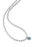Moonlight Sea Ripple Pearl Necklace
