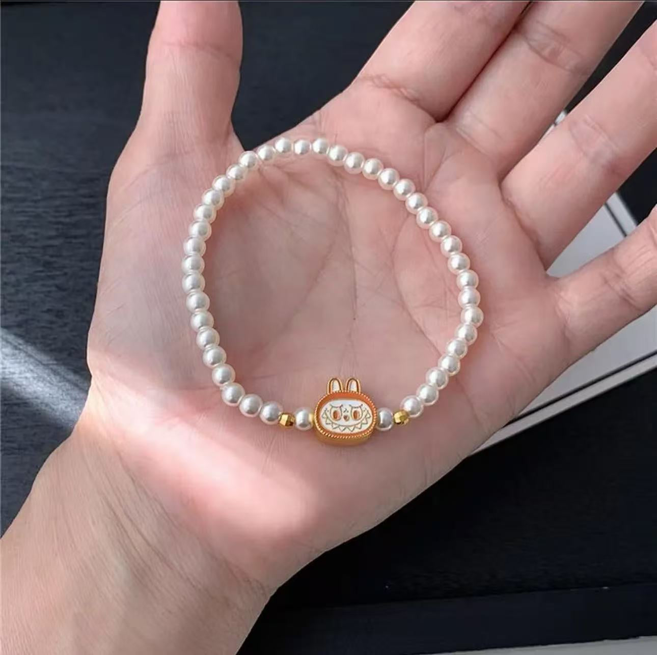 LABUBU Clementine Pearl Bracelet