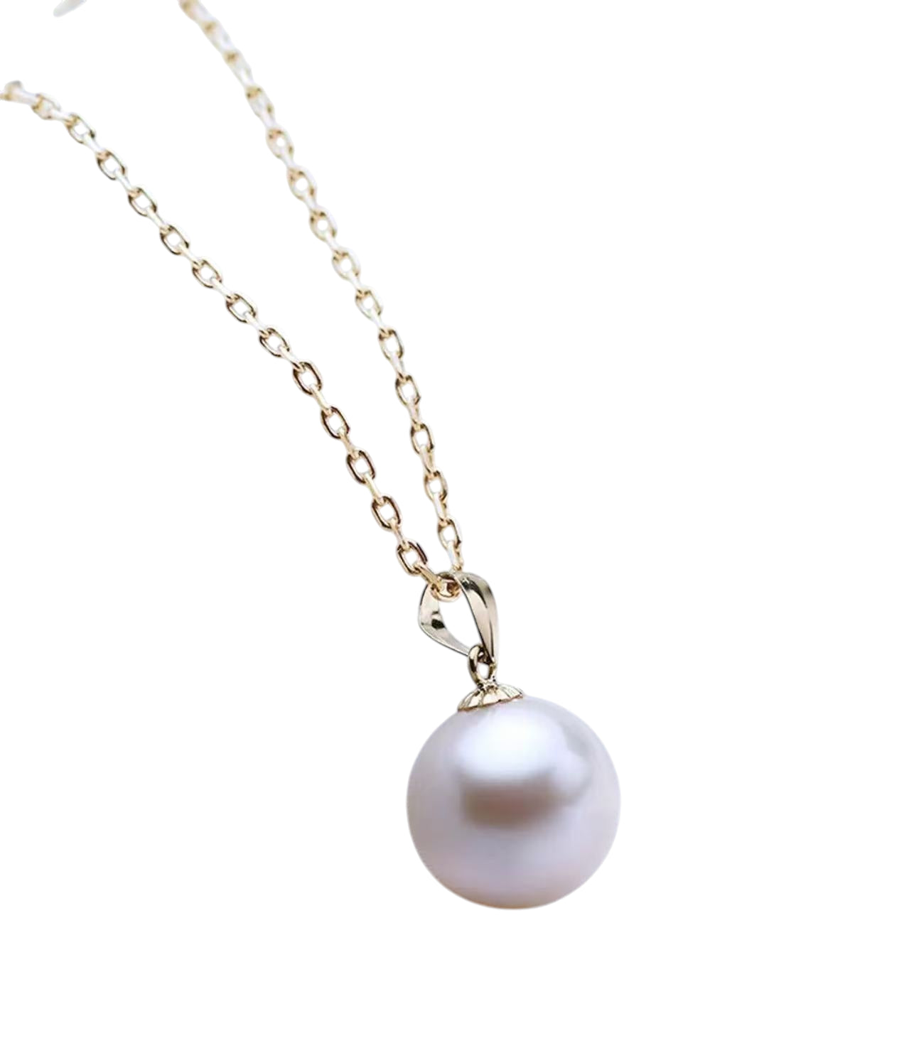 Sunlit Moon Pearl Pendant